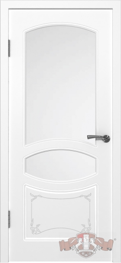 Межкомнатная дверь Версаль 13ДР0 Белая эмаль